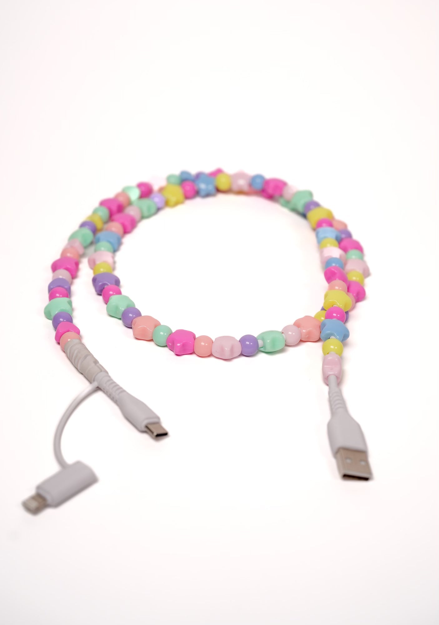 Beaded Charging Cord – Viral TikTok USB-C & Lightning Cable | Buttercup Lynne - Buttercup Lynne Boutique