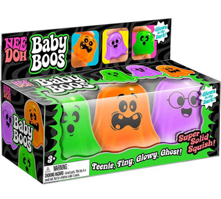 Box of Baby Boos ghost toys with colorful packaging