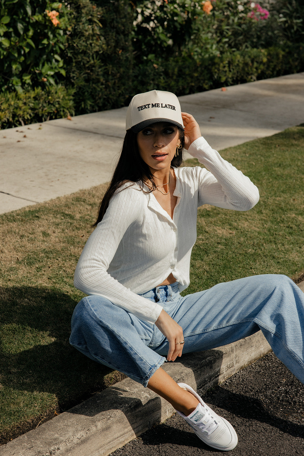 Text Me Later Hat - Buttercup Lynne Boutique