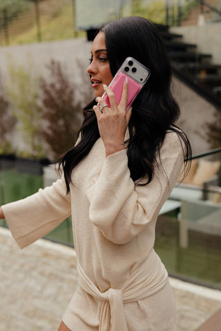 Bubblegum Check Magnetic Case