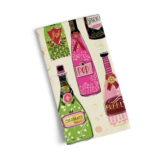 WerkShoppe Bubble Pop Fizz Tea Towel