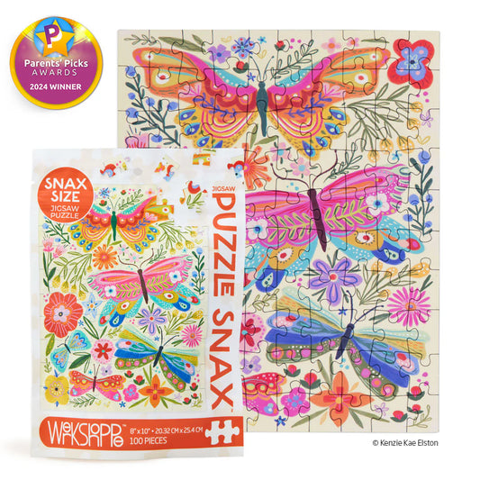 WerkShoppe Puzzle Snax 100-Piece Sustainable Jigsaw Puzzle