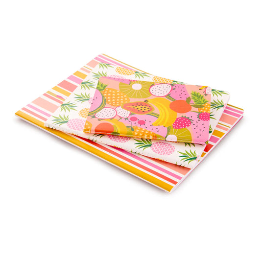 WerkShoppe Squeeze The Day Stitched Notebook Set