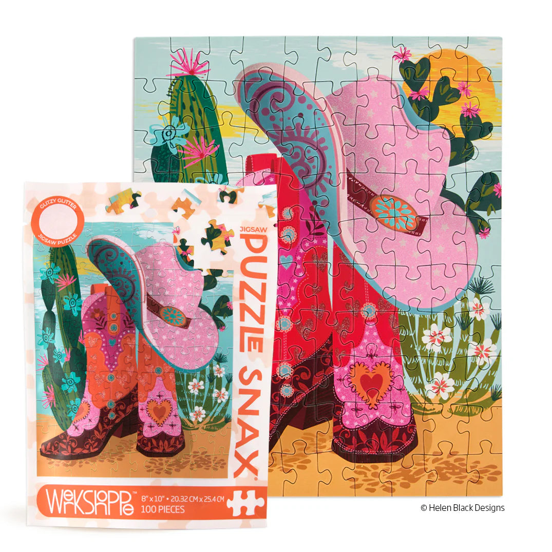 WerkShoppe Puzzle Snax 100-Piece Sustainable Jigsaw Puzzle
