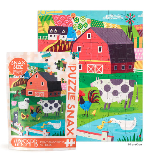 WerkShoppe Puzzle Snax 48-Piece Sustainable Jigsaw Puzzle