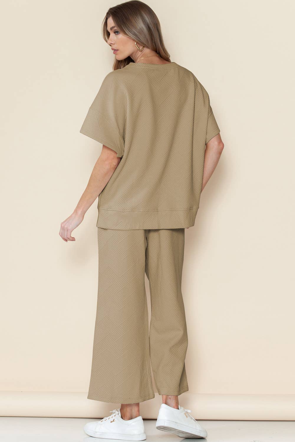 LDC Textured Loose Fit Set - Buttercup Lynne Boutique