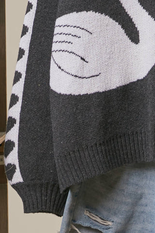 Swan Love Knit Cardigan Mello