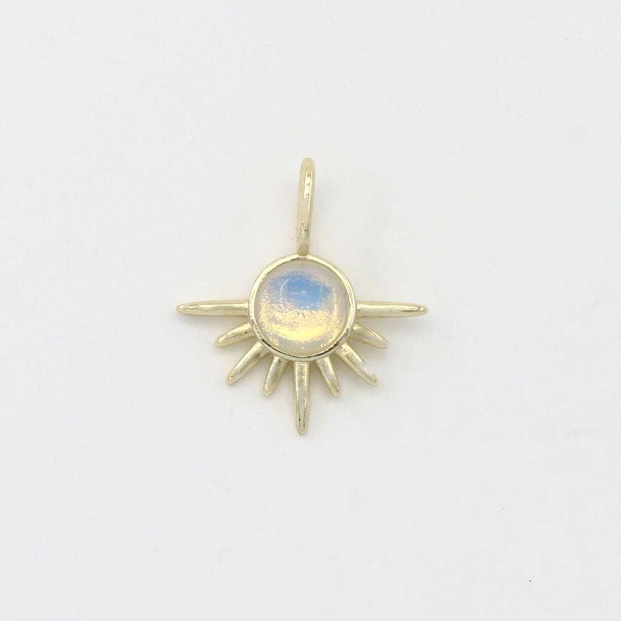 Solstice Charm in Moonstone