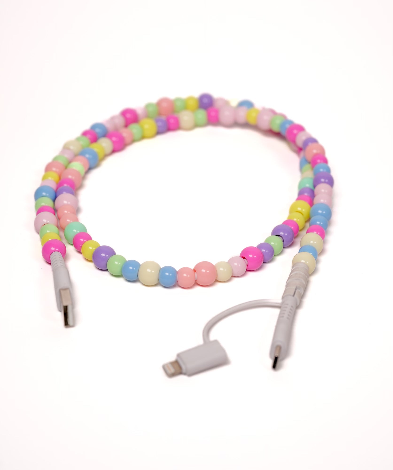 Beaded Charging Cord – Viral TikTok USB-C & Lightning Cable | Buttercup Lynne - Buttercup Lynne Boutique