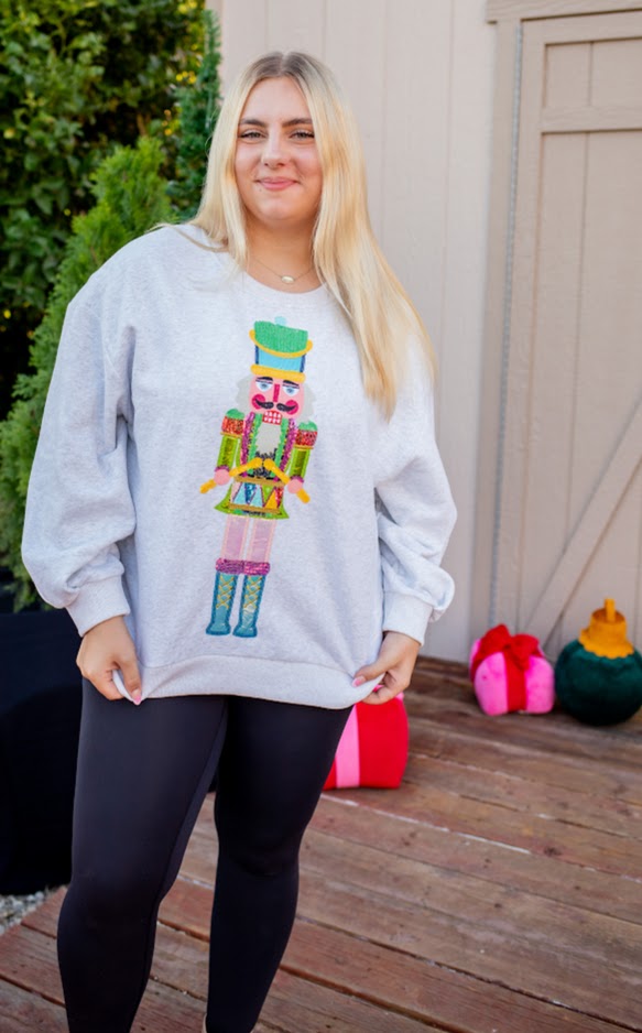 Jolly Holiday Nutcracker Sweatshirt