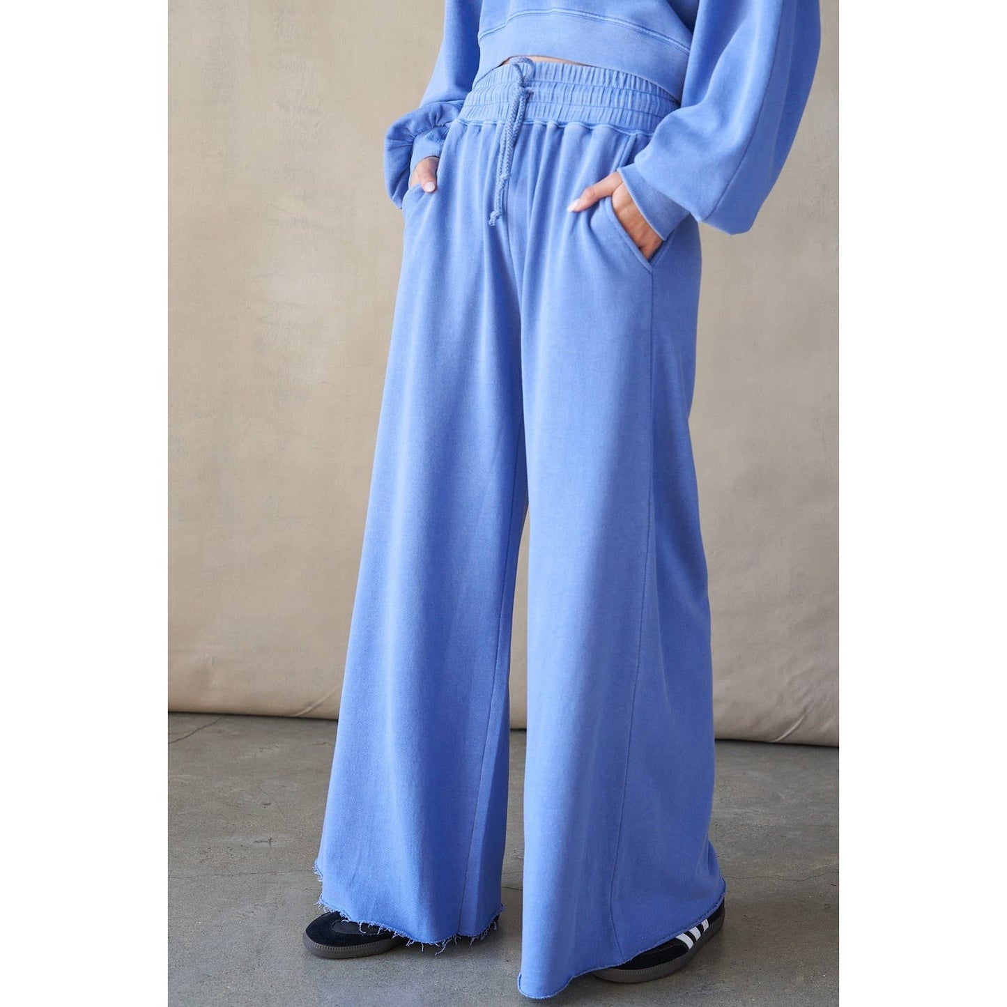 Rib Wide Oversize Sweatpants