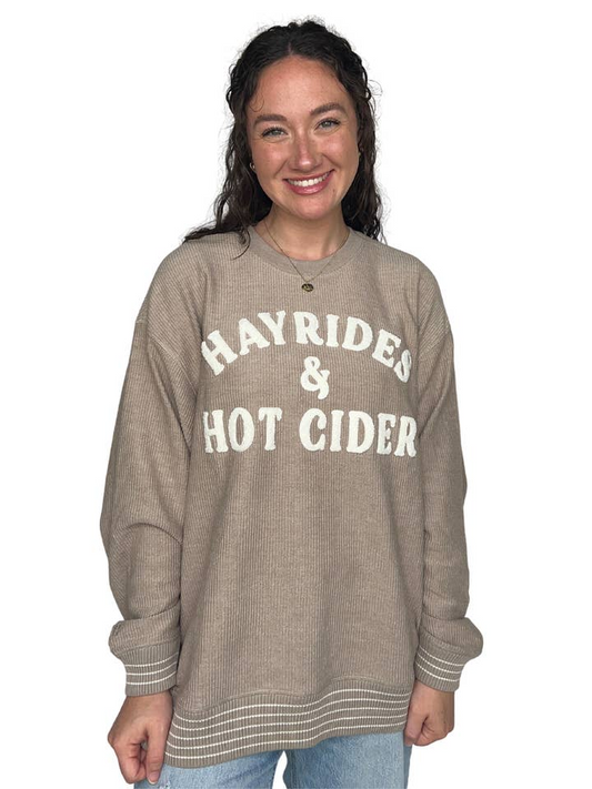 Hayrides & Hot Cider Long Sleeve Top