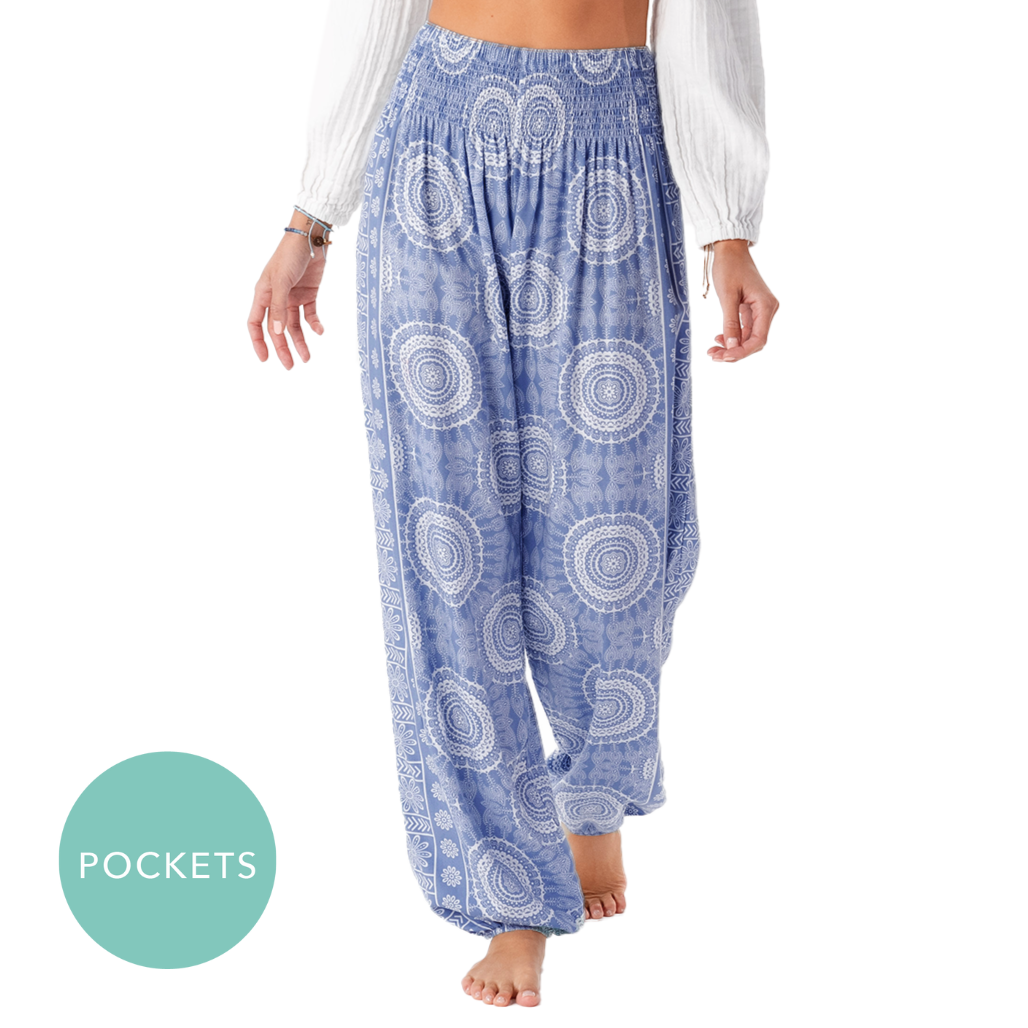 Vinca Harem Pants with Pockets