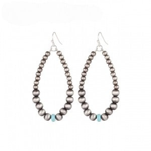 Navajo Teardrop Earrings – Cowgirl Chrome Accessory | Buttercup Lynne - Buttercup Lynne Boutique