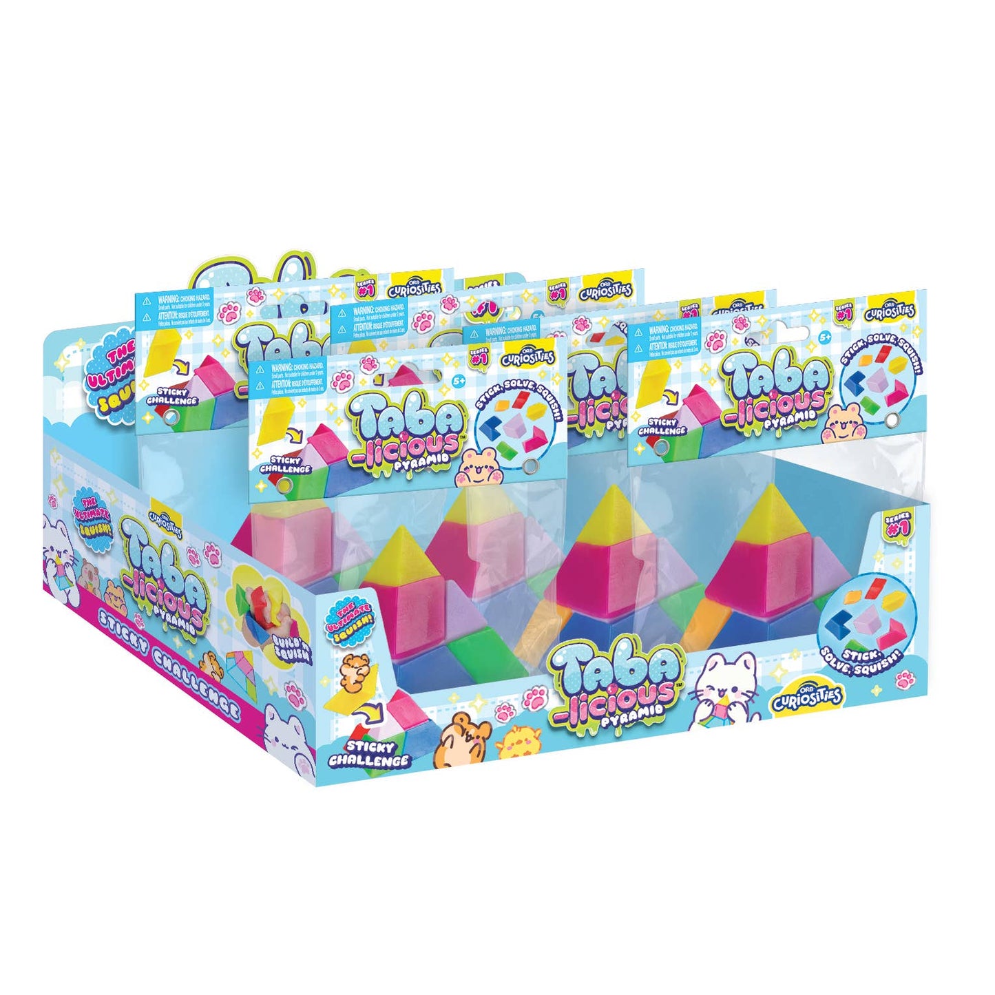 Sticky Fun Taba-licious Pyramid Fidget Puzzle – Orb