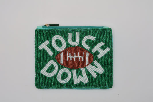 Game Day Beaded Coin Pouches - Buttercup Lynne Boutique