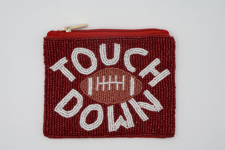 Game Day Beaded Coin Pouches - Buttercup Lynne Boutique