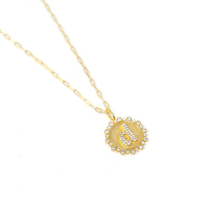Next Level Vintage Coin Initial Charm - Buttercup Lynne Boutique