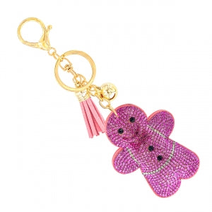Gingerbread Man Keychain - Buttercup Lynne Boutique