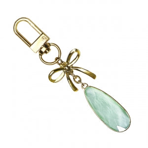 Bow Teardrop Bag Charm - Buttercup Lynne Boutique