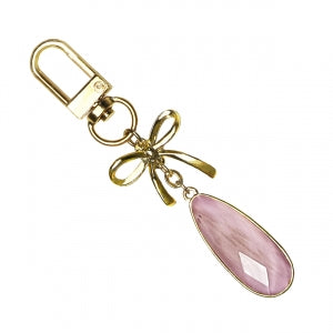 Bow Teardrop Bag Charm - Buttercup Lynne Boutique