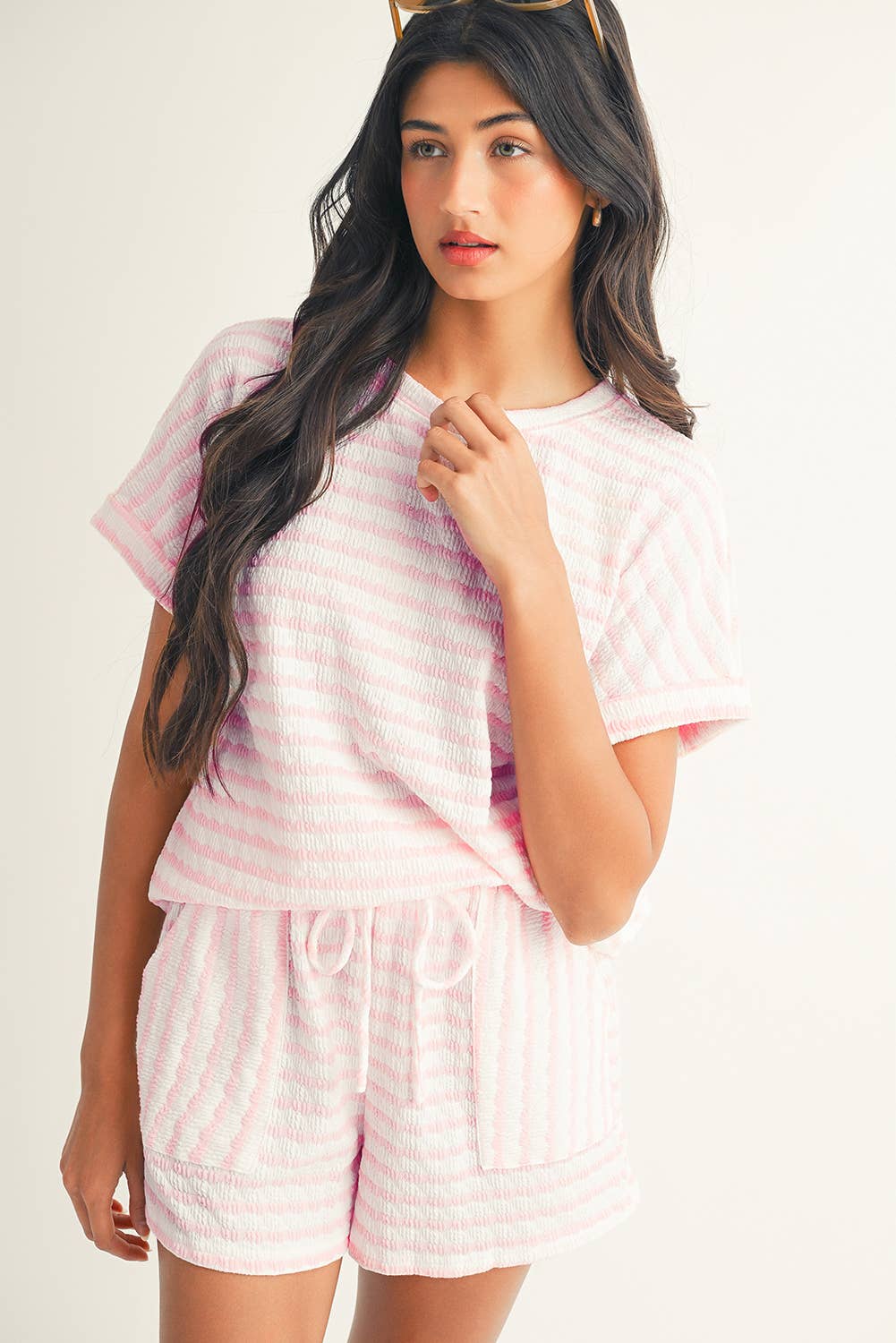 LDC Daily Shift Stripe Print Set - Buttercup Lynne Boutique