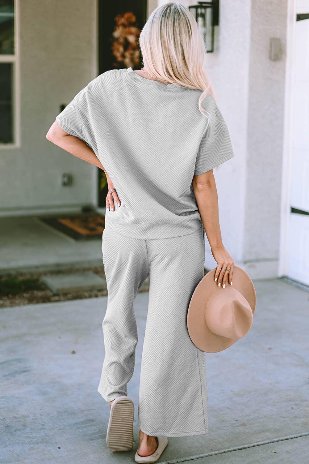 LDC Textured Loose Fit Set - Buttercup Lynne Boutique