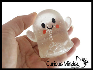 Curious Minds Toys -  Ghost Glow in the Dark Sugar Ball - Thick Glue/Gel Stretch
