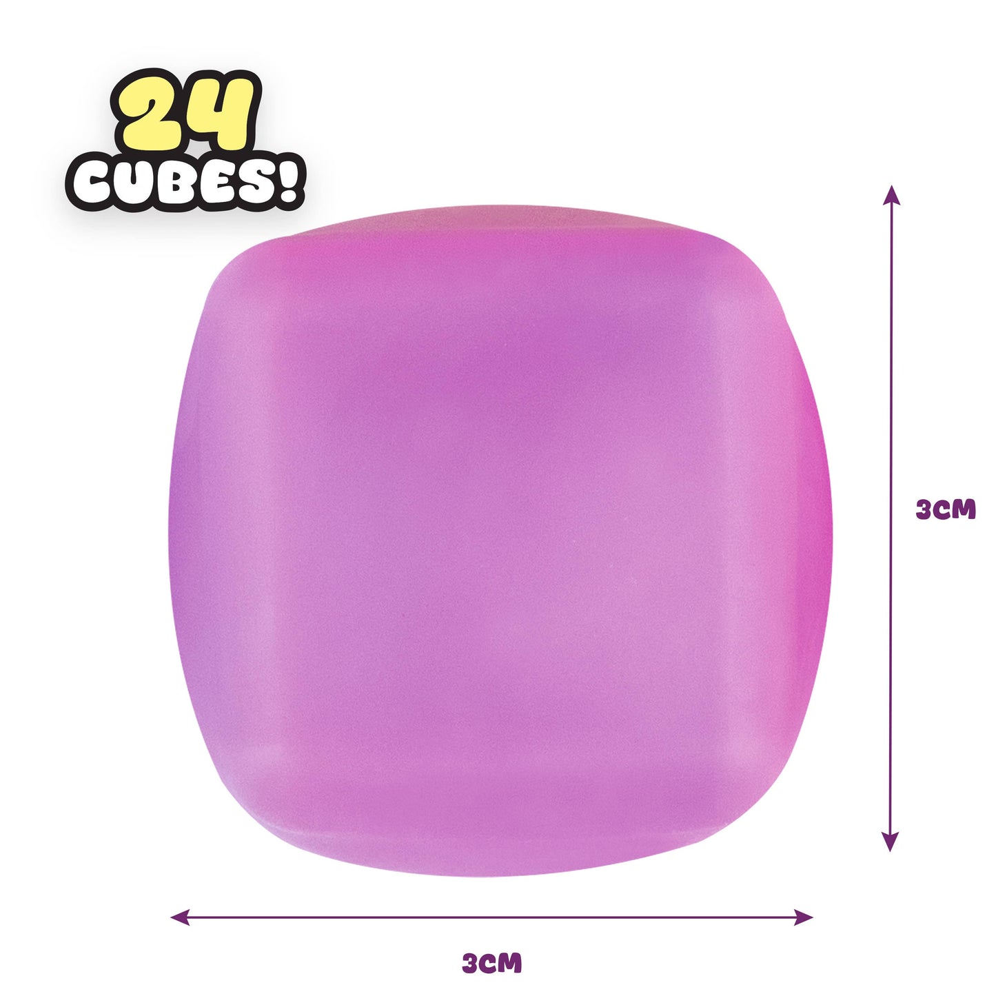 Ultimate Squeeze Slow Rising Stress Cube Set (24 Pack) – Orb Toys