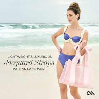 Special Edition Bow Beach Tote With Phone Pouch - Buttercup Lynne Boutique