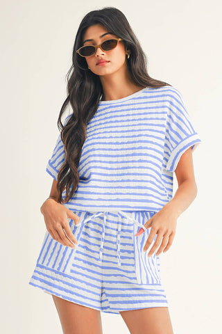 LDC Daily Shift Stripe Print Set - Buttercup Lynne Boutique