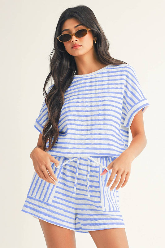 LDC Daily Shift Stripe Print Set - Buttercup Lynne Boutique