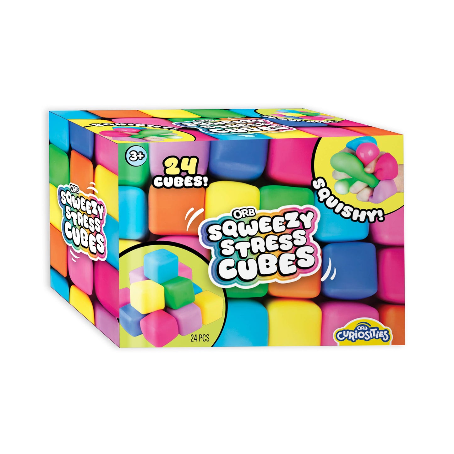 Ultimate Squeeze Slow Rising Stress Cube Set (24 Pack) – Orb Toys