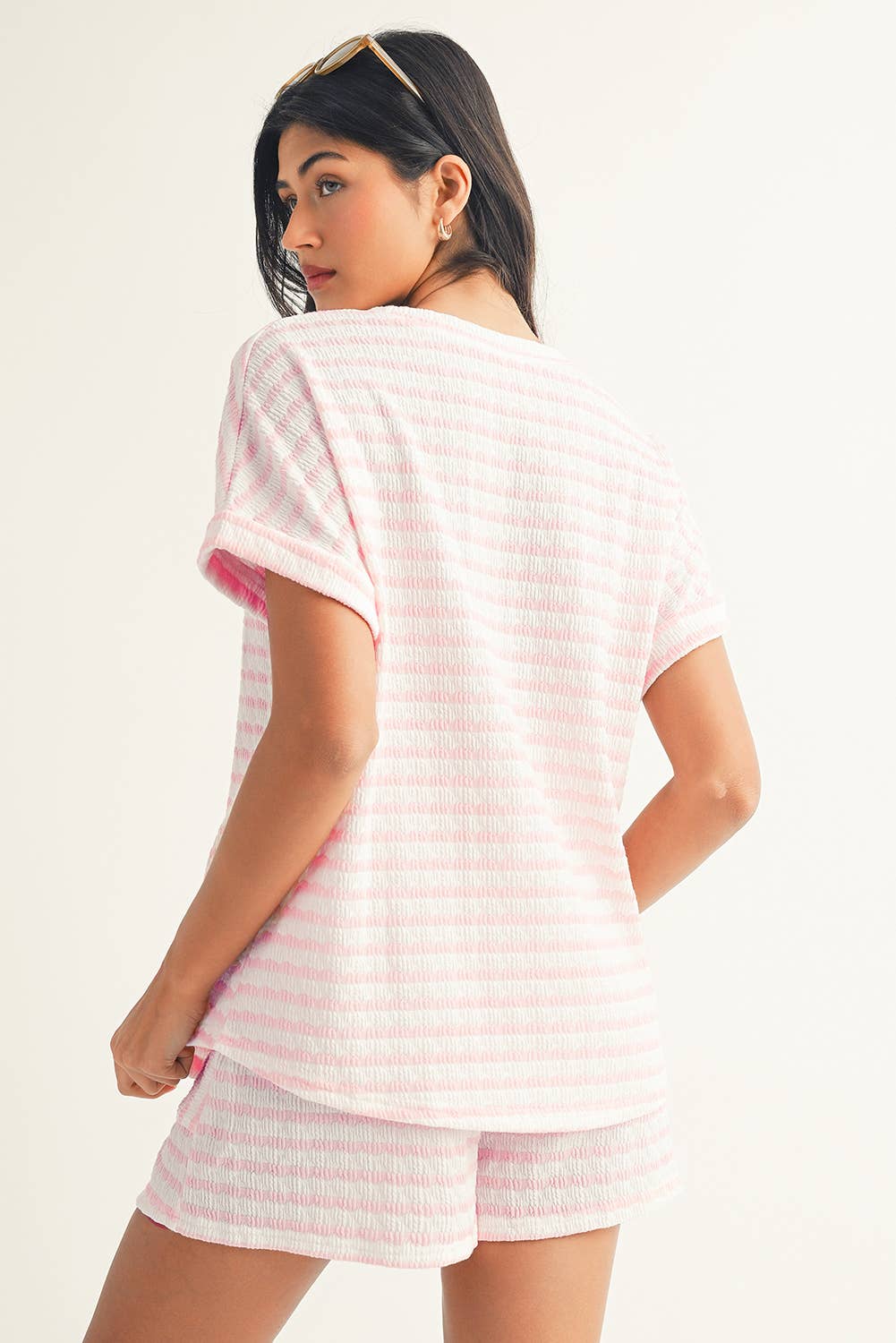 LDC Daily Shift Stripe Print Set - Buttercup Lynne Boutique