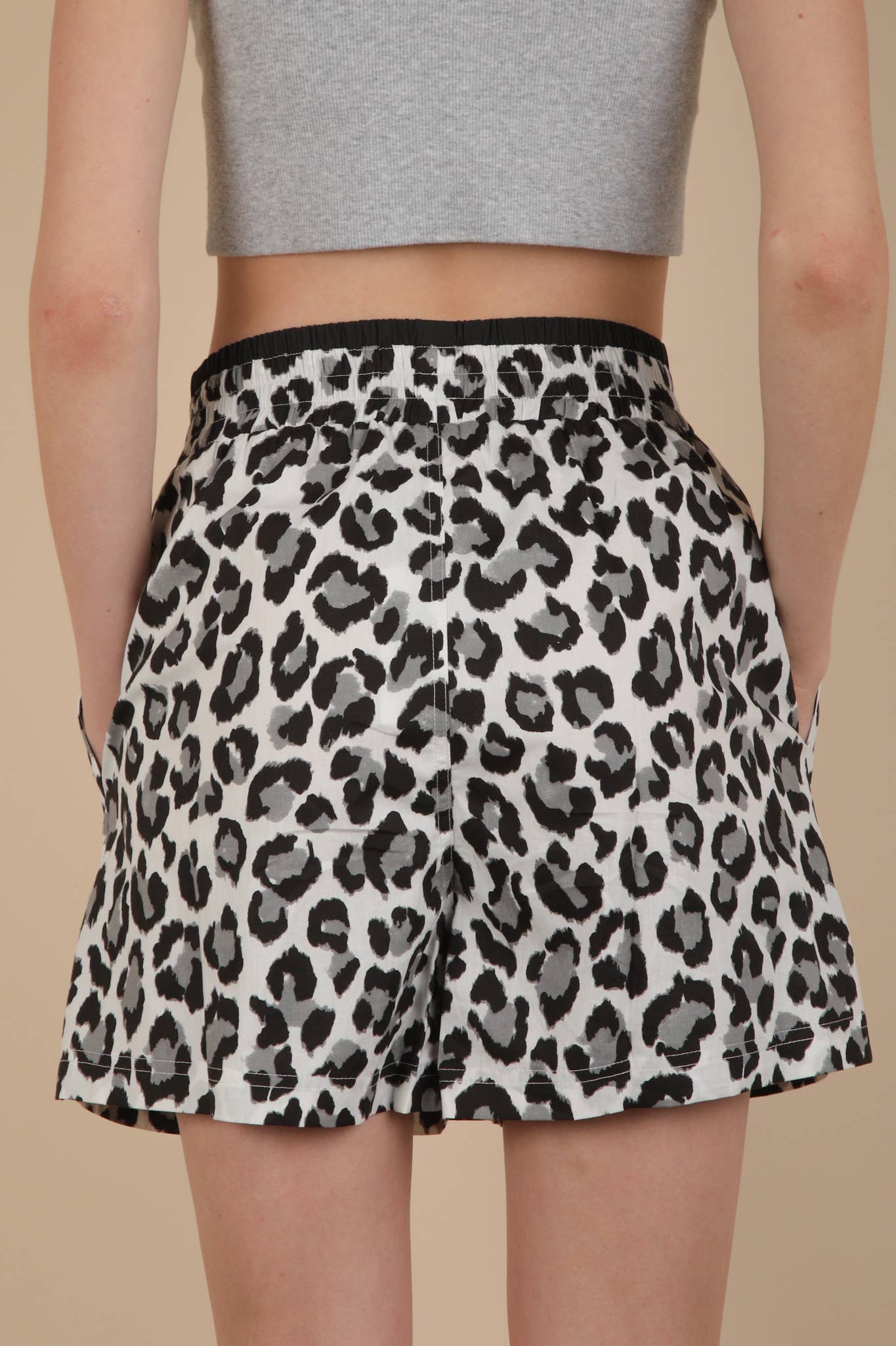NP70904 Leopard & Bow Printed Boxer Shorts - Buttercup Lynne Boutique