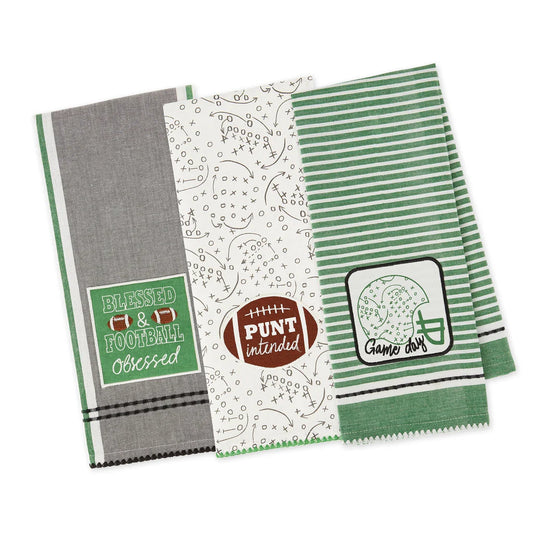 Game Day Embellished Dishtowels - Buttercup Lynne Boutique