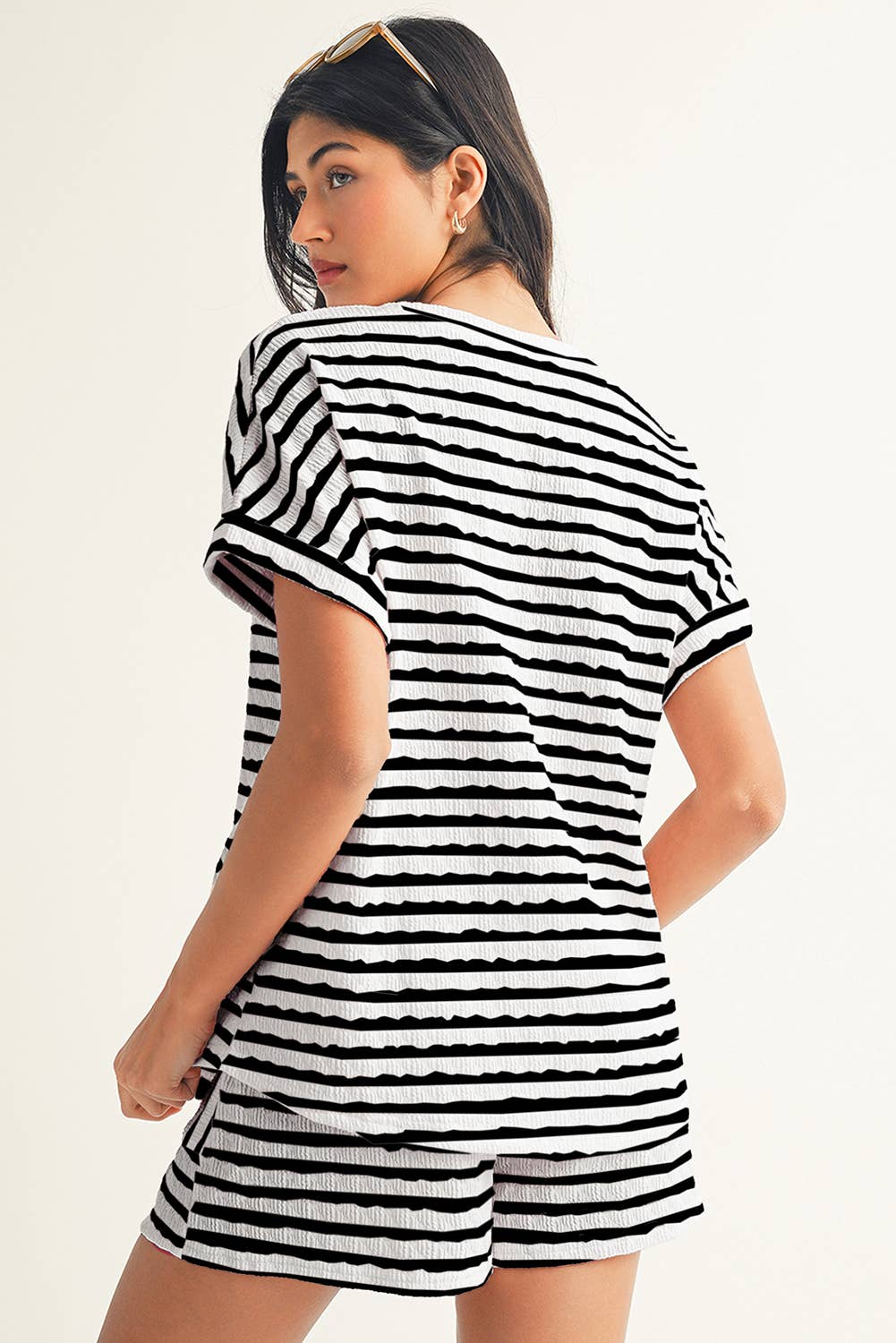 LDC Daily Shift Stripe Print Set - Buttercup Lynne Boutique