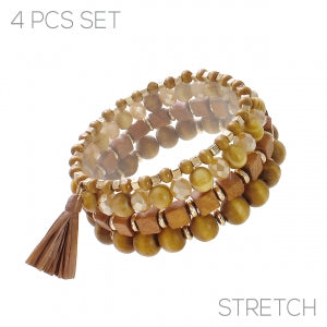 Stretch 4pcs Pack Bracelet