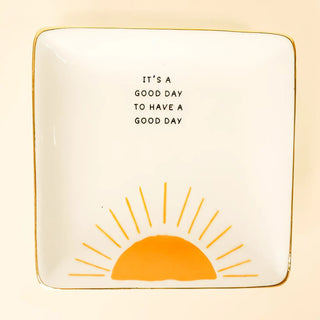 It's A Good Day - Square Trinket Tray - Buttercup Lynne Boutique