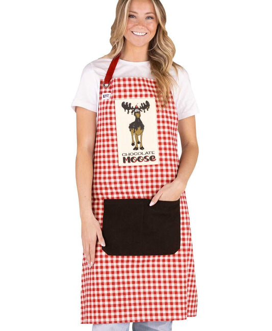 Chocolate Moose Women’s Apron – Cute Baking Apron by Lazy One