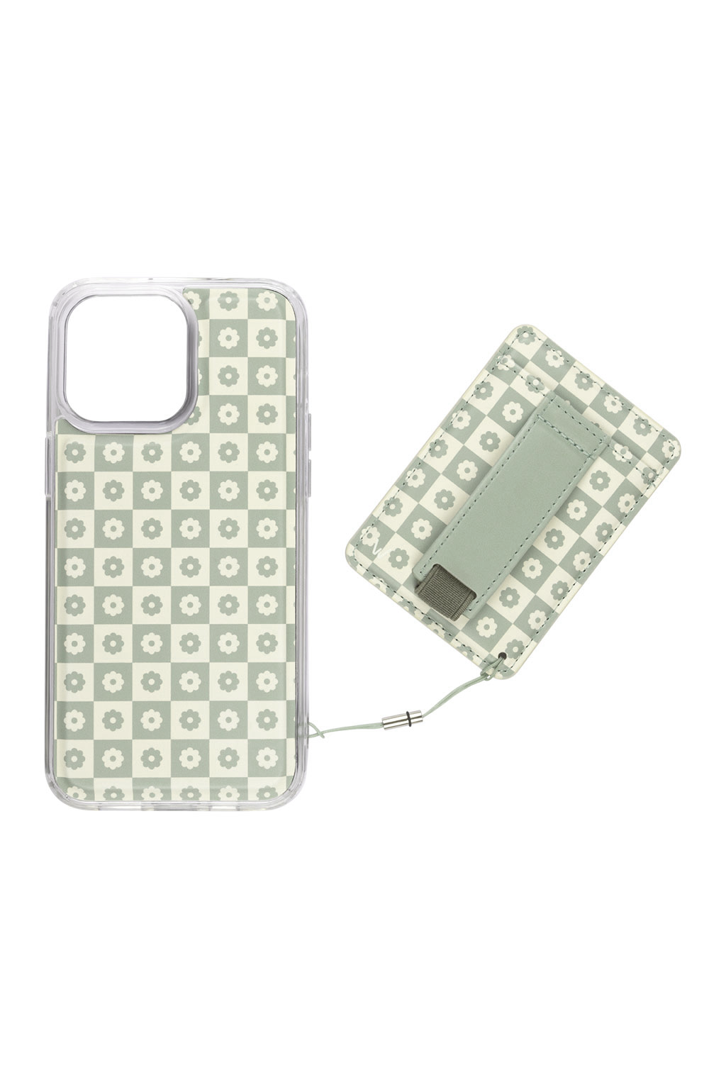 Blooming Check Magnetic Case - Buttercup Lynne Boutique