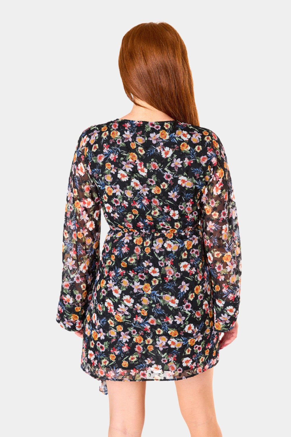 BuddyLove Astrid Wrap Mini Dress - Over It - Buttercup Lynne Boutique