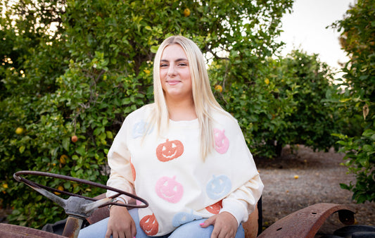 Pumpkin Patch Oversized Sweatshirt