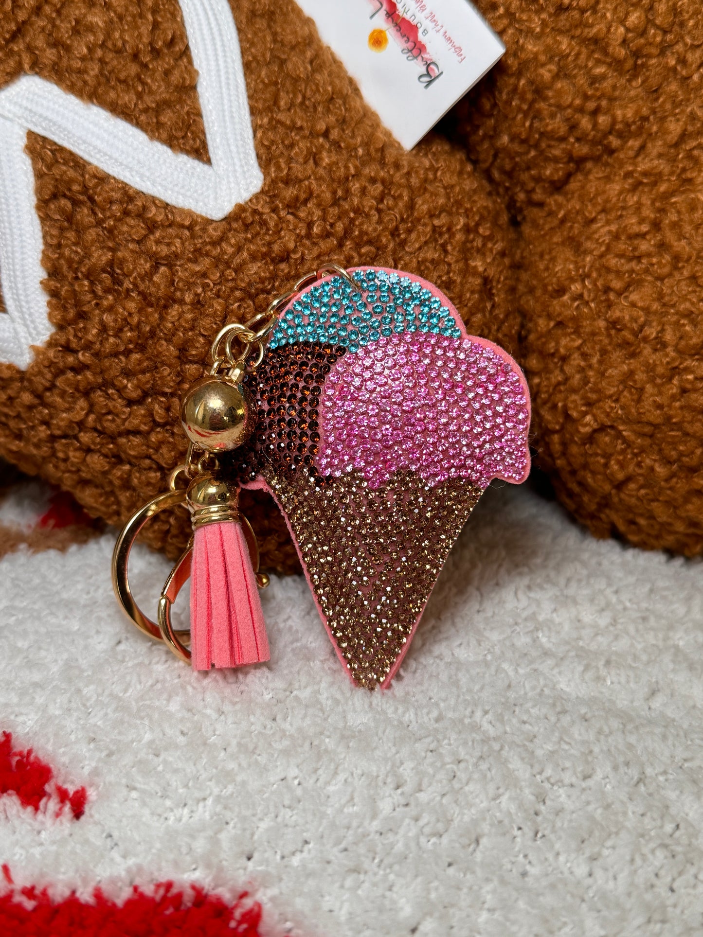 Sparkle Keychain - Ice Cream