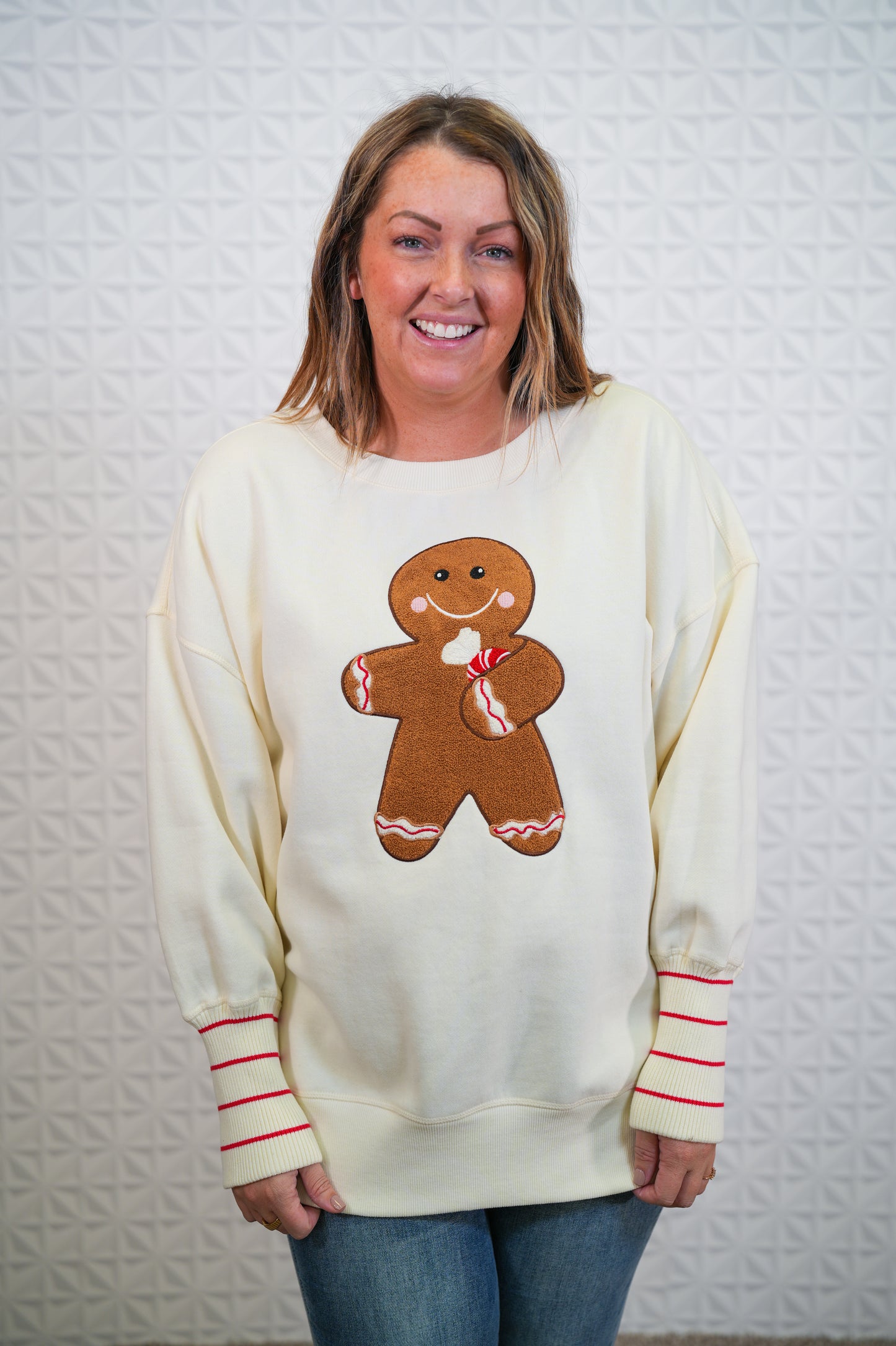 Sugar And Spice Gingerbread Long Sleeve Top