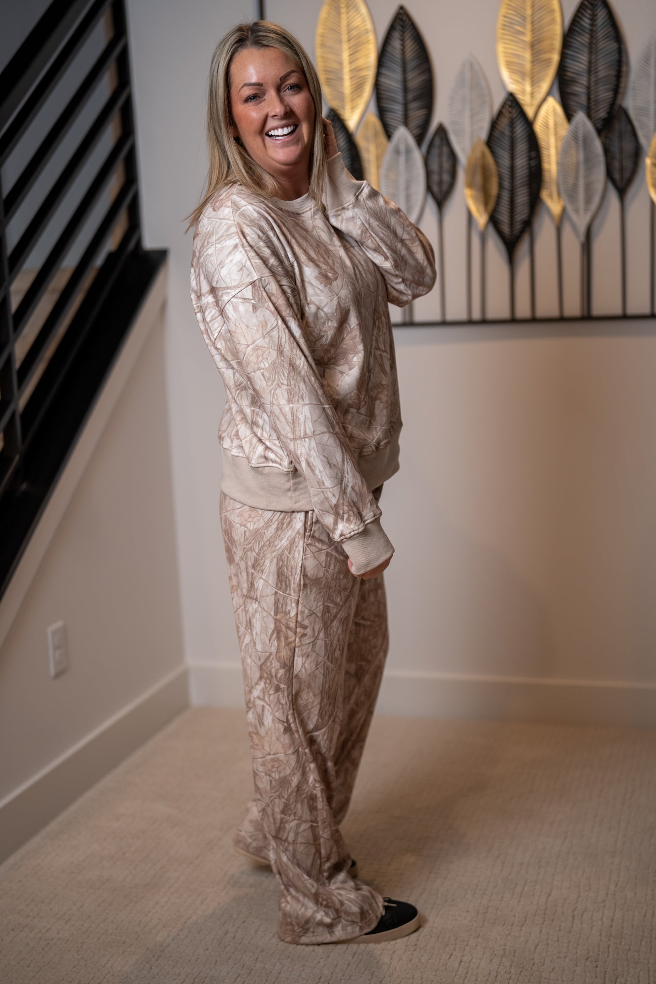 Moon Ryder Camo Sweatshirt and Pant Set