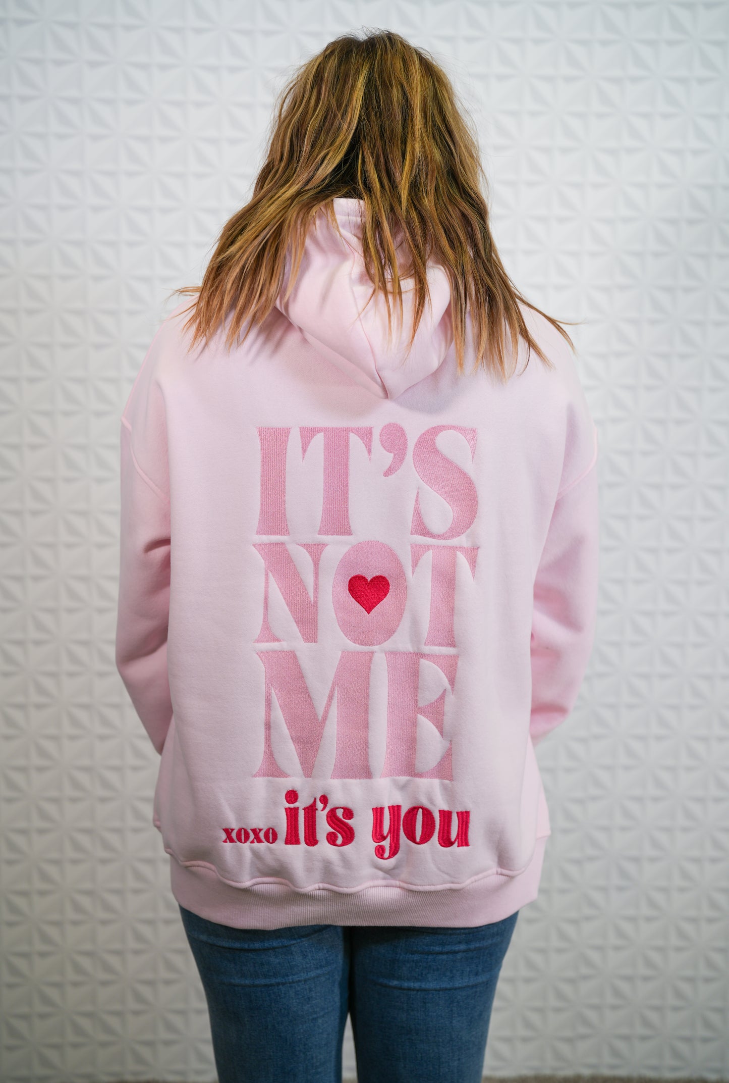 It's Not Me It's You - Light Pink Hoodie