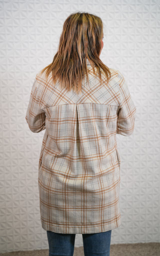 Good Things Button Up Shacket Dress - Buttercup Lynne Boutique