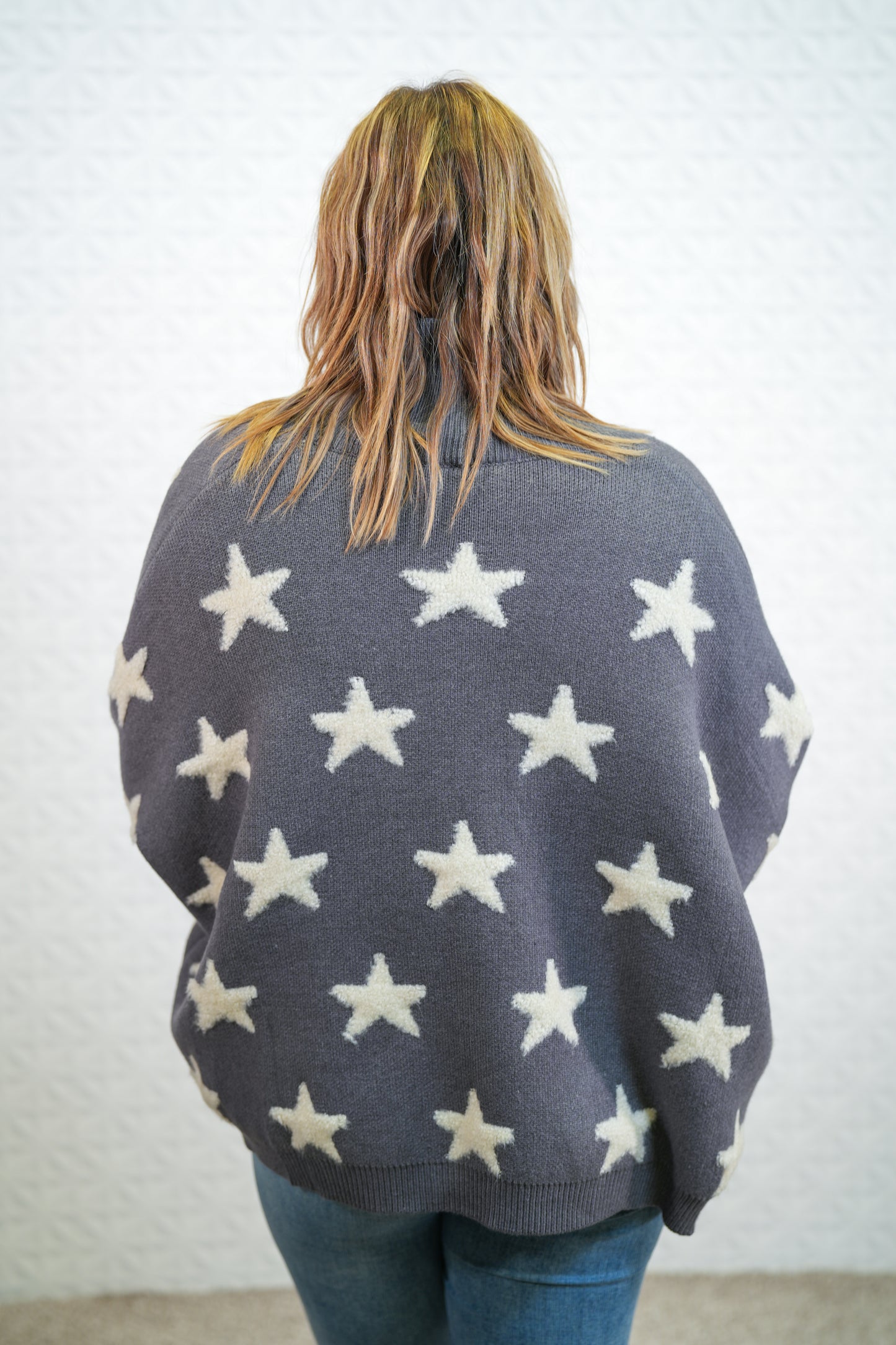 Wish Upon A Star Oversized Draped Cardigan