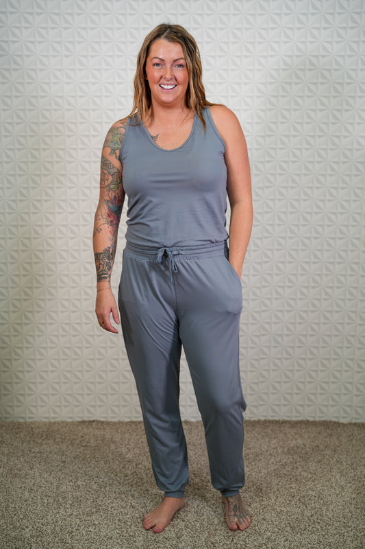 All Time Comfort Soft Knit Jumpsuit